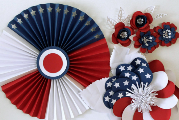 3D 4th of July Paper Flowers: A 3D SVG Holiday Review