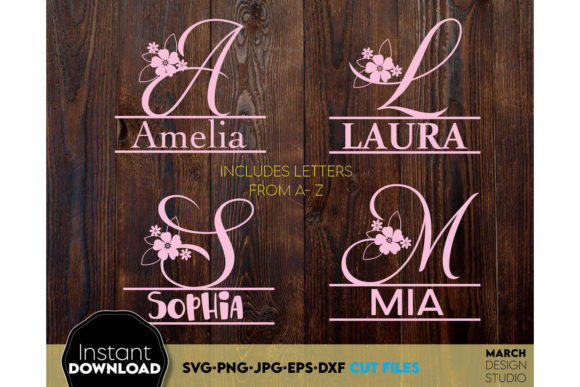 Alphabet Split Monogram Bundle: Graphics & Crafts Review