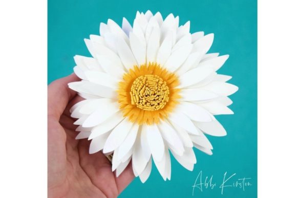 Daisy Paper Flower Templates Review for Real Embroidery Work
