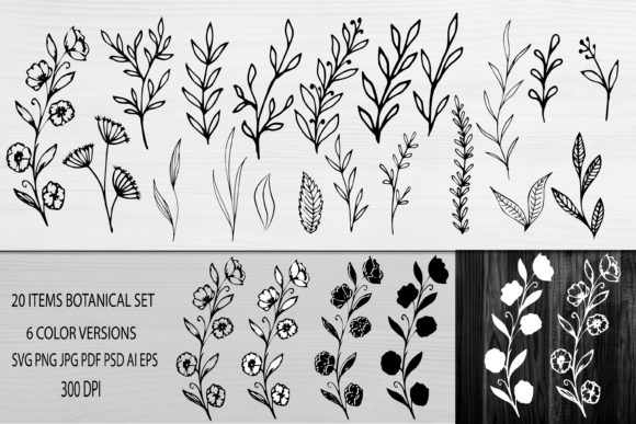 Floral SVG for Crafts and Graphics