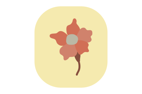 Flower Simple Red: Graphics and Illustrations Review