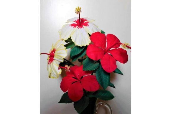 Hibiscus Paper Flower Templates: 3D SVG for Blog Graphics