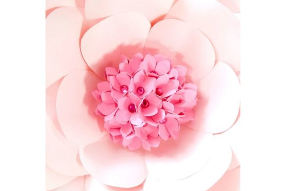 Honeysuckle Paper Flower Templates: 3D SVG for Branding