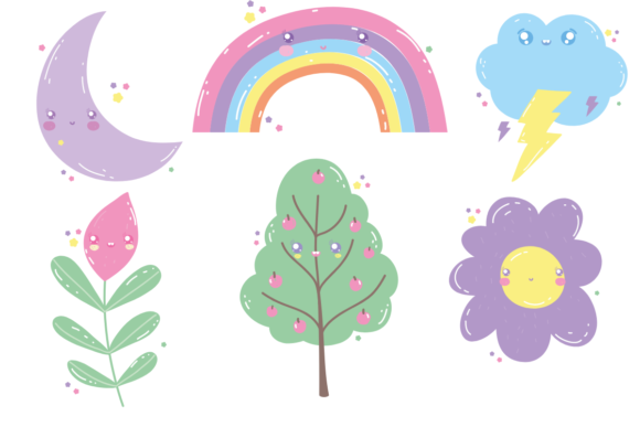 Kawaii Illustrations Collection 3: Graphics & Illustrations